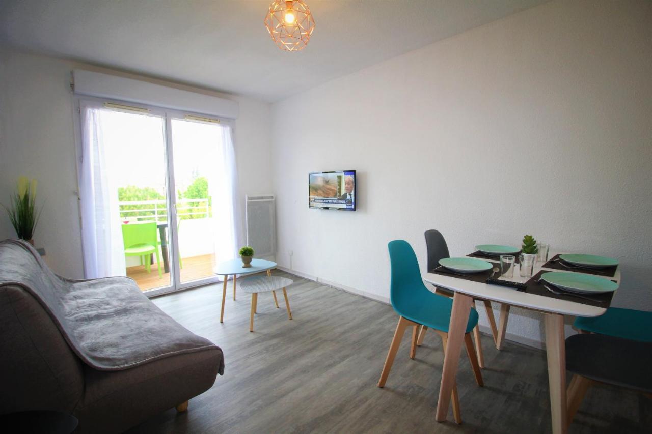 Tout Confort ! Climatisation, Calme, Piscine, Parking Gratuit, Terrasse, Wifi การ์กาซอน ภายนอก รูปภาพ